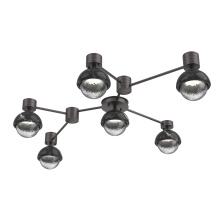 Hammerton SMB0093-HL-GP-C-L3-BM - Cabochon Flush Mount Wall Sconce Graphite