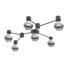 Hammerton SMB0093-HL-GP-S-L1-WM - Cabochon Flush Mount Wall Sconce Graphite
