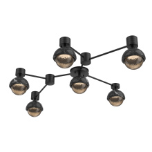Hammerton SMB0093-HL-MB-B-L1-BM - Cabochon Flush Mount Wall Sconce Matte Black