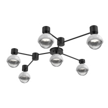 Hammerton SMB0093-HL-MB-C-L1-WM - Cabochon Flush Mount Wall Sconce Matte Black