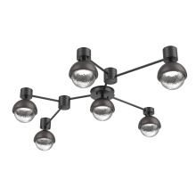 Hammerton SMB0093-HL-MB-C-L3-GP - Cabochon Flush Mount Wall Sconce Matte Black