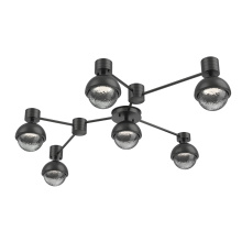 Hammerton SMB0093-HL-MB-S-L1-MS - Cabochon Flush Mount Wall Sconce Matte Black
