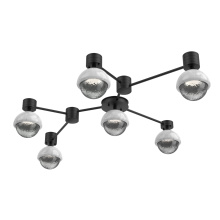 Hammerton SMB0093-HL-MB-S-L1-WM - Cabochon Flush Mount Wall Sconce Matte Black