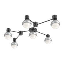 Hammerton SMB0093-HL-MB-WL-L3-CS - Cabochon Flush Mount Wall Sconce Matte Black