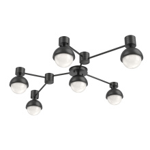 Hammerton SMB0093-HL-MB-WL-L3-MS - Cabochon Flush Mount Wall Sconce Matte Black