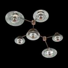 Hammerton SMB0098-HL-BB-SG-L3 - Hub & Spoke - Cirrus - Linear - 6pc (warm glass and cast glass)