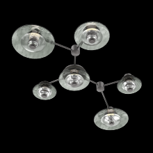 Hammerton SMB0098-HL-GP-SG-L3 - Hub & Spoke - Cirrus - Linear - 6pc (warm glass and cast glass)