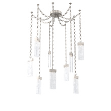 Hammerton SNB0042-09-BS-CG-CH1-L3 - Parallel Multi Light Pendant Multi Port Canopy Beige Silver