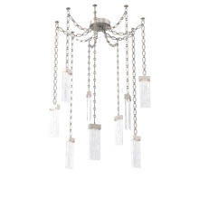 Hammerton SNB0042-09-BS-CG-CH2-L1 - Parallel Multi Light Pendant Multi Port Canopy Beige Silver