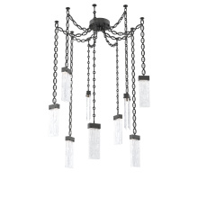 Hammerton SNB0042-09-MB-CG-CH2-L3 - Parallel Multi Light Pendant Multi Port Canopy Matte Black