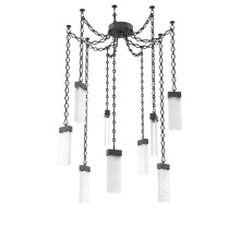 Hammerton SNB0042-09-MB-CR-CH1-L3 - Parallel Multi Light Pendant Multi Port Canopy Matte Black