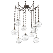 Hammerton SNB0047-09-FB-OC-CH2-E2 - Terra Multi Light Pendant Multi Port Canopy Flat Bronze