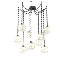 Hammerton SNB0047-09-MB-OA-CH3-E2 - Terra Multi Light Pendant Multi Port Canopy Matte Black