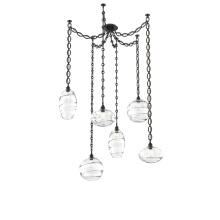 Hammerton SNB0048-06-MB-OC-CH2-E2 - Misto Multi Light Pendant Multi Port Canopy Matte Black