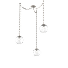 Hammerton SNB0066-03-BS-FC-CH1-L3 - Aster LED Multi Light Pendant Multi Port Canopy Beige Silver