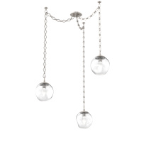 Hammerton SNB0066-03-BS-GC-CH1-L3 - Aster LED Multi Light Pendant Multi Port Canopy Beige Silver