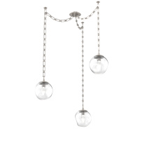 Hammerton SNB0066-03-BS-GC-CH3-L3 - Aster LED Multi Light Pendant Multi Port Canopy Beige Silver