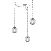 Hammerton SNB0066-03-BS-GS-CH1-L3 - Aster LED Multi Light Pendant Multi Port Canopy Beige Silver