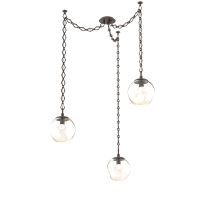 Hammerton SNB0066-03-FB-FA-CH1-L1 - Aster LED Multi Light Pendant Multi Port Canopy Flat Bronze
