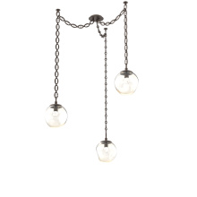 Hammerton SNB0066-03-FB-FA-CH2-L3 - Aster LED Multi Light Pendant Multi Port Canopy Flat Bronze
