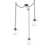 Hammerton SNB0066-03-FB-FC-CH1-L1 - Aster LED Multi Light Pendant Multi Port Canopy Flat Bronze
