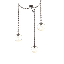 Hammerton SNB0066-03-FB-GA-CH1-L3 - Aster LED Multi Light Pendant Multi Port Canopy Flat Bronze