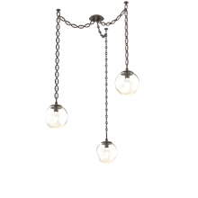 Hammerton SNB0066-03-FB-GA-CH2-L3 - Aster LED Multi Light Pendant Multi Port Canopy Flat Bronze