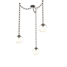 Hammerton SNB0066-03-FB-GA-CH3-L1 - Aster LED Multi Light Pendant Multi Port Canopy Flat Bronze