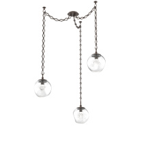 Hammerton SNB0066-03-FB-ZC-CH1-L1 - Aster LED Multi Light Pendant Multi Port Canopy Flat Bronze