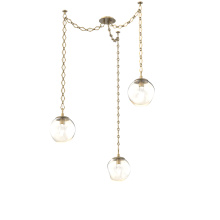 Hammerton SNB0066-03-GB-GA-CH1-L3 - Aster LED Multi Light Pendant Multi Port Canopy Gilded Brass