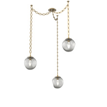 Hammerton SNB0066-03-GB-GS-CH2-L1 - Aster LED Multi Light Pendant Multi Port Canopy Gilded Brass