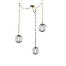 Hammerton SNB0066-03-GB-GS-CH3-L1 - Aster LED Multi Light Pendant Multi Port Canopy Gilded Brass