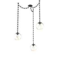 Hammerton SNB0066-03-MB-ZA-CH3-L1 - Aster LED Multi Light Pendant Multi Port Canopy Matte Black