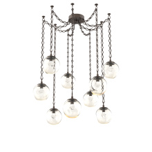Hammerton SNB0066-09-FB-ZA-CH1-L3 - Aster LED Multi Light Pendant Multi Port Canopy Flat Bronze