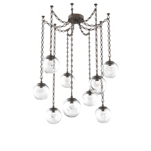 Hammerton SNB0066-09-FB-ZC-CH1-L1 - Aster LED Multi Light Pendant Multi Port Canopy Flat Bronze