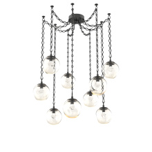 Hammerton SNB0066-09-MB-ZA-CH1-L3 - Aster LED Multi Light Pendant Multi Port Canopy Matte Black