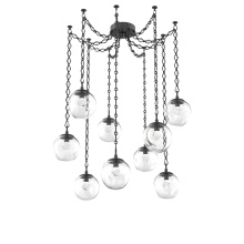 Hammerton SNB0066-09-MB-ZC-CH1-L1 - Aster LED Multi Light Pendant Multi Port Canopy Matte Black