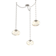 Hammerton SNB0068-03-BS-FA-CH1-L3 - Nova LED Multi Light Pendant Beige Silver