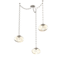 Hammerton SNB0068-03-BS-GA-CH1-L1 - Nova LED Multi Light Pendant Beige Silver