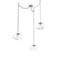 Hammerton SNB0068-03-BS-ZC-CH2-L3 - Nova LED Multi Light Pendant Beige Silver