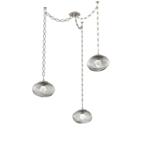 Hammerton SNB0068-03-BS-ZS-CH2-L3 - Nova LED Multi Light Pendant Beige Silver