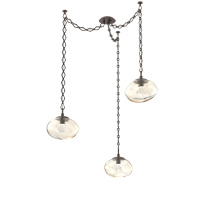 Hammerton SNB0068-03-FB-ZA-CH1-L1 - Nova LED Multi Light Pendant Flat Bronze