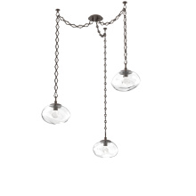 Hammerton SNB0068-03-FB-ZC-CH1-L3 - Nova LED Multi Light Pendant Flat Bronze