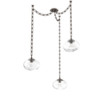 Hammerton SNB0068-03-FB-ZC-CH3-L3 - Nova LED Multi Light Pendant Flat Bronze