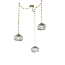 Hammerton SNB0068-03-GB-FS-CH1-L1 - Nova LED Multi Light Pendant Gilded Brass