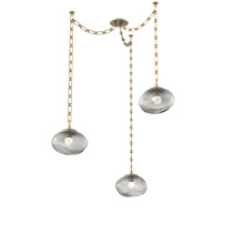 Hammerton SNB0068-03-GB-FS-CH3-L1 - Nova LED Multi Light Pendant Gilded Brass