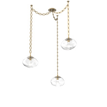 Hammerton SNB0068-03-GB-GC-CH2-L3 - Nova LED Multi Light Pendant Gilded Brass