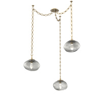 Hammerton SNB0068-03-GB-GS-CH1-L1 - Nova LED Multi Light Pendant Gilded Brass