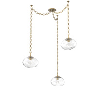 Hammerton SNB0068-03-GB-ZC-CH1-L1 - Nova LED Multi Light Pendant Gilded Brass