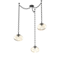 Hammerton SNB0068-03-MB-GA-CH1-L3 - Nova LED Multi Light Pendant Matte Black